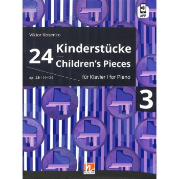 Helbling Verlag Viktor Kosenko: 24 Kinderstücke für Klavier 3 купить