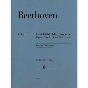 Henle Verlag Beethoven: Fünf leichte Klaviersonaten купить