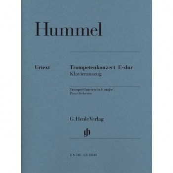 Henle Verlag Konzert E-Dur Hummel, Trompete/Klavier купить