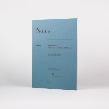 Henle Verlag Notenblock DIN A4 Notes купить