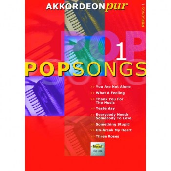 Holzschuh Verlag Pop Songs 1 - AKKORDEONpur Hans-Gonthert Kolz, Akkordeon купить