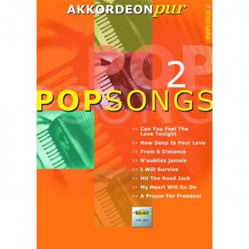 Holzschuh Verlag Pop Songs 2 - AKKORDEONpur Hans-Gonthert Kolz, Akkordeon купить