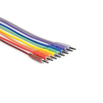 Hosa Tech CMM-815 Mono Patch Cables Multi-Colour 150mm (8-Pack) купить