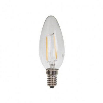 HQ Power LED Filament E14, 2W Leuchtmittel Kerze 2700K купить