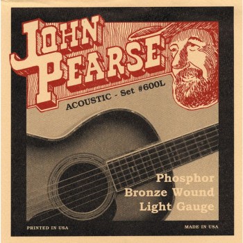 John Pearse 600L Phosphor Bronze 12 - 53 Phosphor Br.Westerngit. Saiten купить