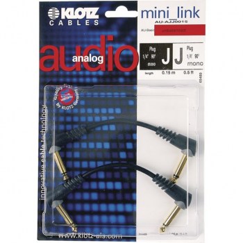 Klotz Patch Cable Mono 0,15m angled AU-AJJ0015 купить