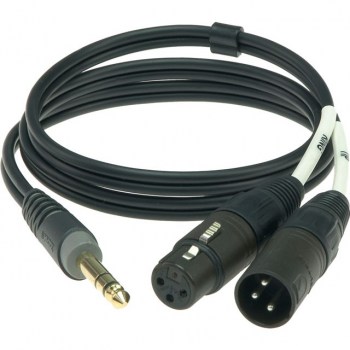 Klotz Insert Cable,XLR m/f-6,3 jack 1 m, AY1X-0100, Neutrik купить