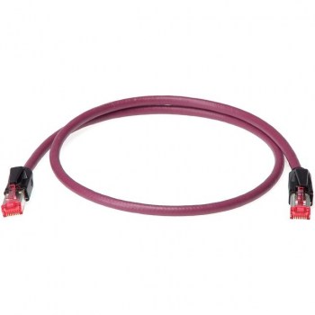 Klotz CAT-Network Cable, 5 m RJ45 - RJ45, bordauxviolett купить