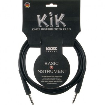 Klotz Instrument Cable 9m black KIK, KIK9,0PP SW купить