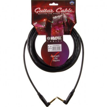 Klotz Instrument Cable 6m black KIK, KIKA06RR1 SW, Angled купить