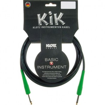 Klotz Instrument Cable 4,5m black KIK-Coloured fresh green купить