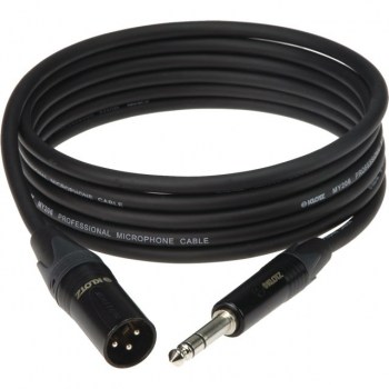 Klotz Microphone Cable 10m XLR male- Jack plug stereo M1MS1B1000 купить