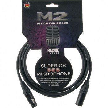Klotz M-2 Microphone Cable 3m XLR f. / XLR m. black купить