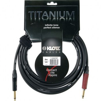 Klotz Instrument Cable, 6m, straight Titanium, Silent, TI-0600PSP купить