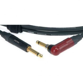 Klotz Instrument Cable, 3m, 1xangled Titanium, Silent, TIR0300PSP купить