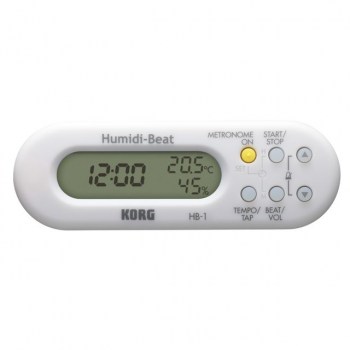 Korg HB-1 WH Metronome Hygrometer Thermometer, white купить