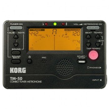 Korg TM-50 Combo Tuner Metronome Tuner/Metronome, black купить