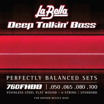 La Bella 760FHBB "Beatle" Bass Stainless Flats 50-100 купить
