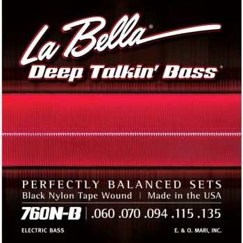 La Bella 760N-B Black Nylon Bass Saiten 60-135 купить