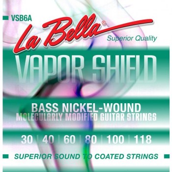 La Bella Bass Strings 30-118 Vapor Shield Nickel-Wound VSB6A купить