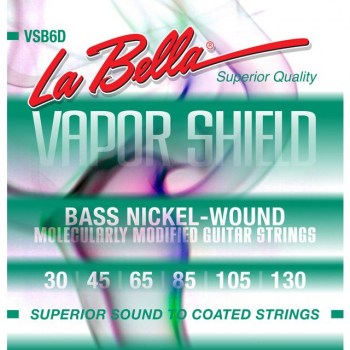 La Bella Bass Strings 30-130 Vapor Shield Nickel-Wound VSB6D купить