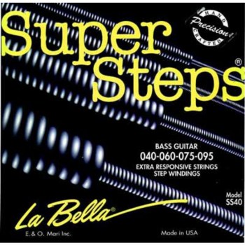 La Bella Bass Strings, 45-128 Super Steps, Tappered купить