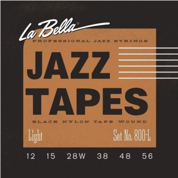 La Bella Black Nylon Strings 800-L Jazz Tapes купить