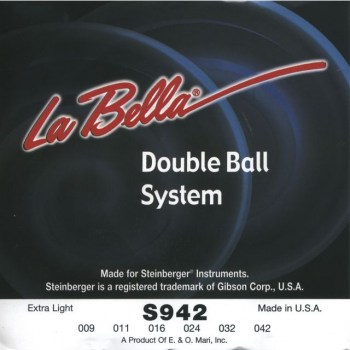 La Bella E-Guit.Strings, 09-42 Double Ball, S 942 XL купить
