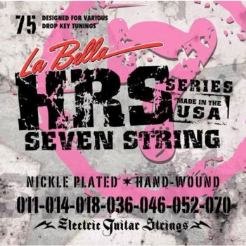 La Bella HRS-75 E-Guitar Strings 011-070 7-string, Nickel купить