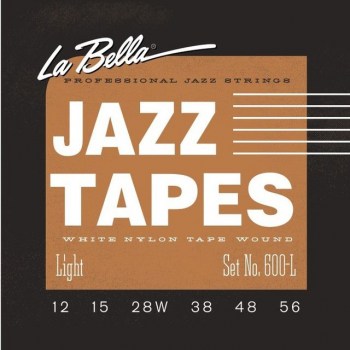 La Bella White Nylon Saiten 600-L 12-56 Jazz Tapes купить
