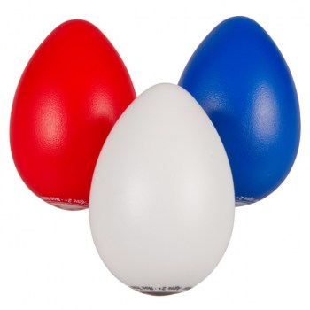 Latin Percussion LP016 Egg Shaker Set, 3 pcs, white, blue, red купить