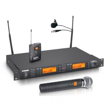 LD-Systems WS 1000 G2 HHL2, Handsender, Beltpack + Lavaliermikro купить