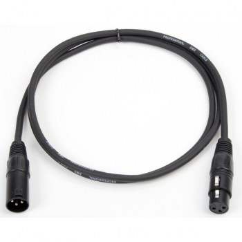 lightmaXX DMX 3-Pin 1,5m XLR Cable 110 Ohm, Black купить