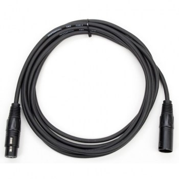 lightmaXX DMX 3-Pin 3m XLR Cable 110 Ohm, Black купить