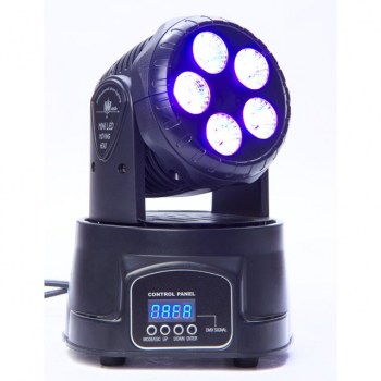 lightmaXX EASY WASH 5IVE 5x12W RGBAW, LED Moving Head купить