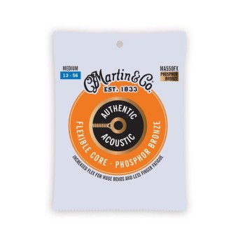 Martin Guitars MA-550FX Medium Authentic Acoustic Flex Core Strings 13-56 купить