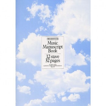 Music Sales Woodstock Music Manuscript Paper: 12 Stave - 32 pages купить