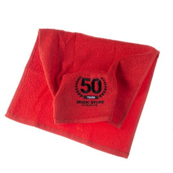 MUSIC STORE Drummer Towel Red 50th Anniversary купить