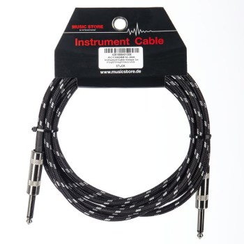 MUSIC STORE Instrument Cable Vintage 3m (Black) купить