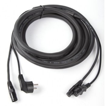 MUSIC STORE MCC-02 power / signal cable 5m Schuko-IEC / XLR-XLR, LIGHT купить