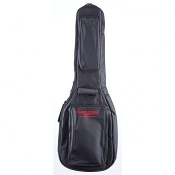 MUSIC STORE "Super Deluxe" Gigbag E-Guitar Black/Red Logo купить