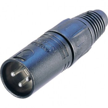 Neutrik NC3MX-B Cable Connector male, 3-pole, black купить