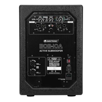 Omnitronic BOB-10A &- BOB-4 PA System (Black) купить
