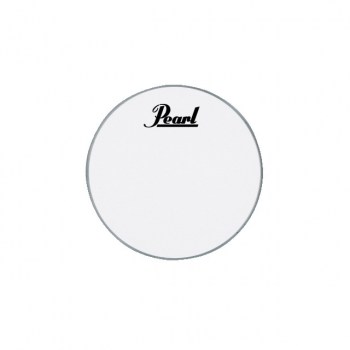 Pearl Bass Drum Front Head 18", white, w/logo купить