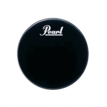 Pearl Bass Drum Front Head 18", black, w/logo купить