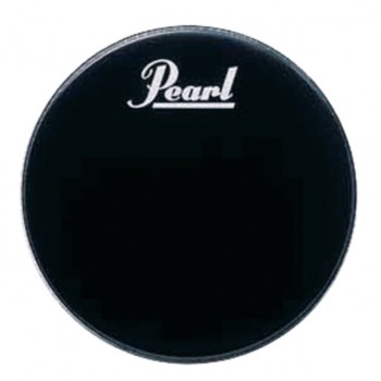 Pearl Bass Drum Front Head 22", black, w/logo купить