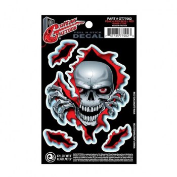 Planet Waves Guitar Tattoo - Peak A Boo Skull, GT77002 купить