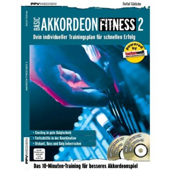 PPV Medien Basic Akkordeon Fitness 2 Detlef Godicke, Buch, CD, DVD купить