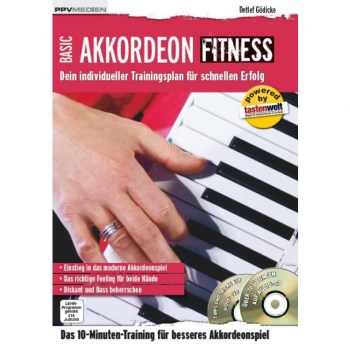 PPV Medien Basic Akkordeon Fitness Detlef Godicke, Buch, CD, DVD купить
