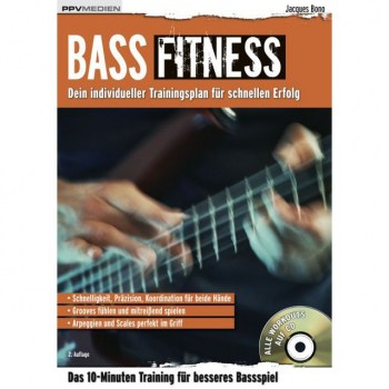 PPV Medien Bass Fitness 1 Bono, Buch und CD, 2. Aufl. купить